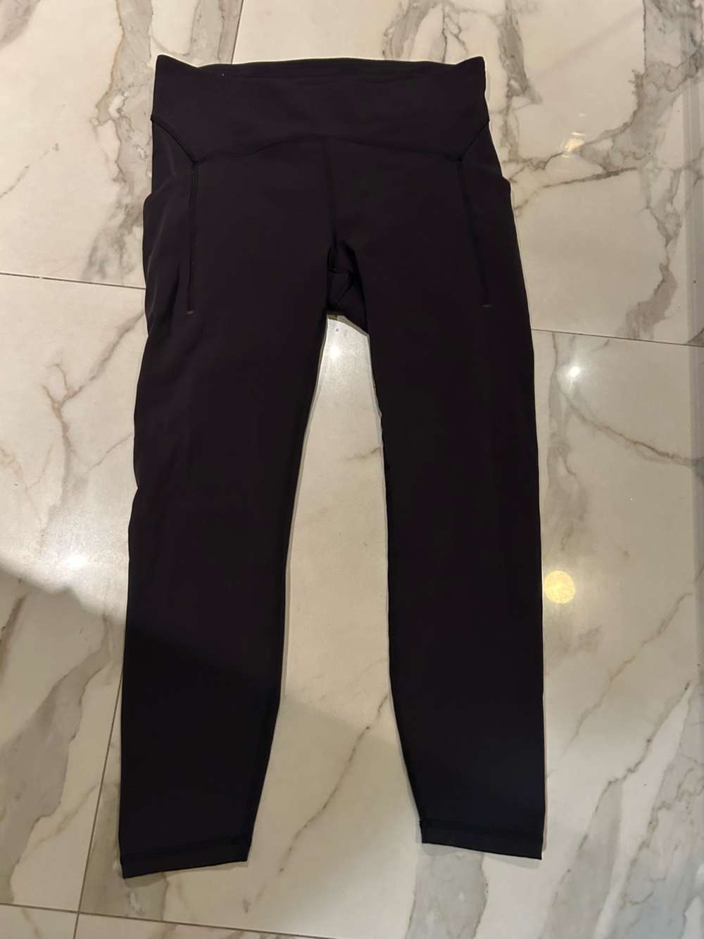 Lululemon athletica Black Active silky Leggings with Side Pockets